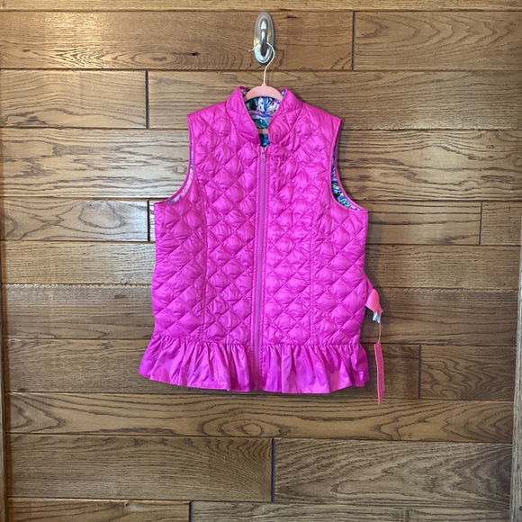 ***NWT*** Lilly Pulitzer girls Melanie reversible vest - Picture 2 of 10